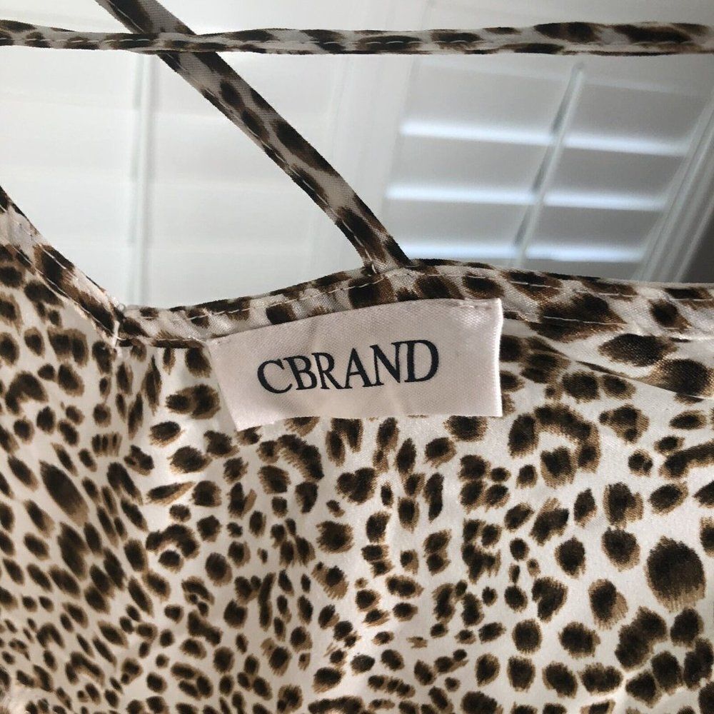 CBrand Strappy Leopard Print Wrap Dress XXL Hi Lo Plus Sexy Night Out Adjustable - Picture 12 of 12